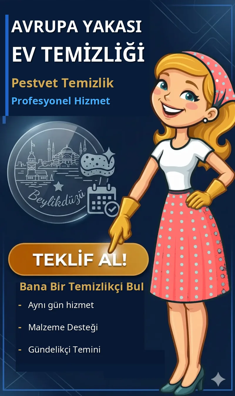 Avrupa Yakası Ev Temizliği - Pestvet Temizlik