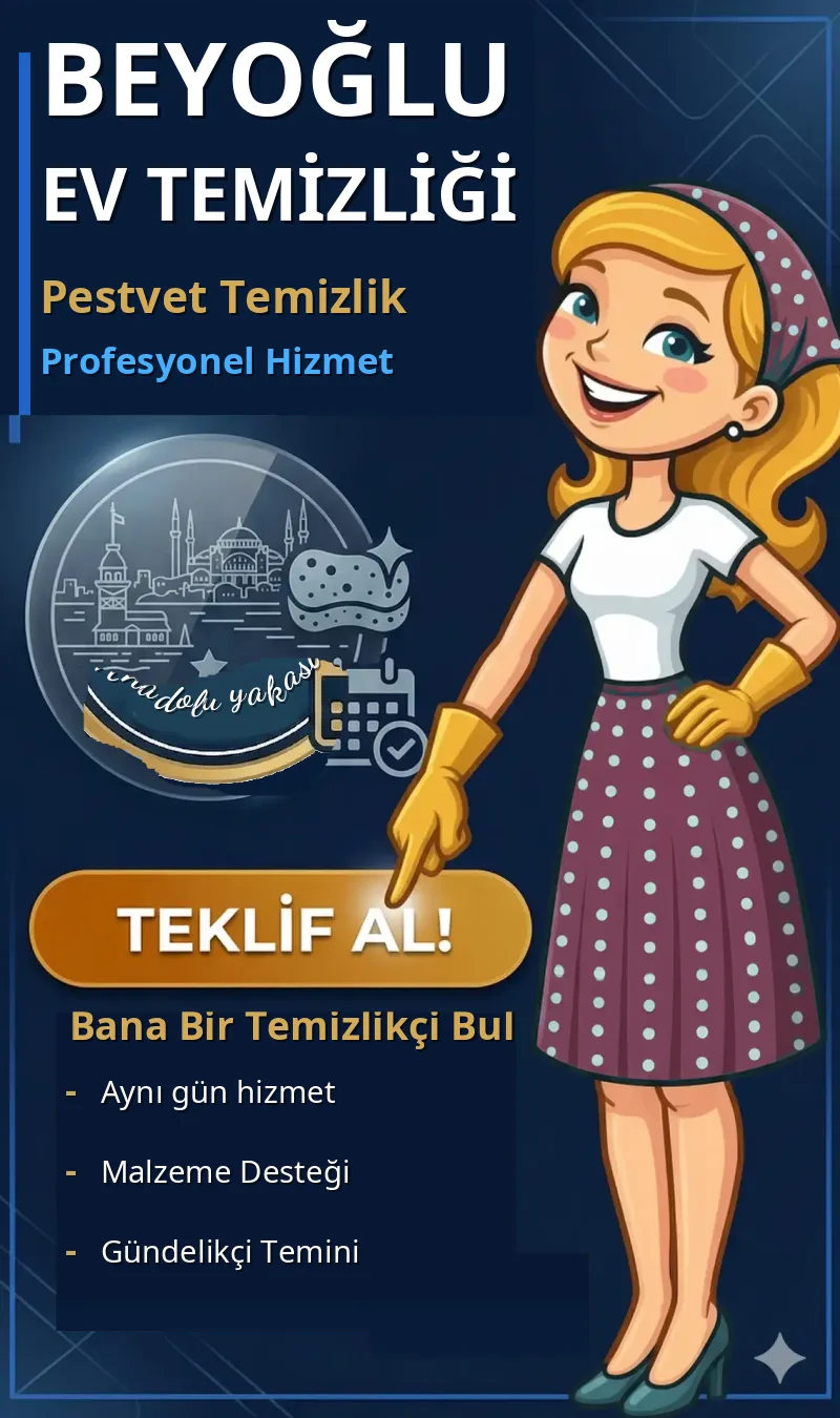Beyoğlu Ev Temizliği - Pestvet Temizlik