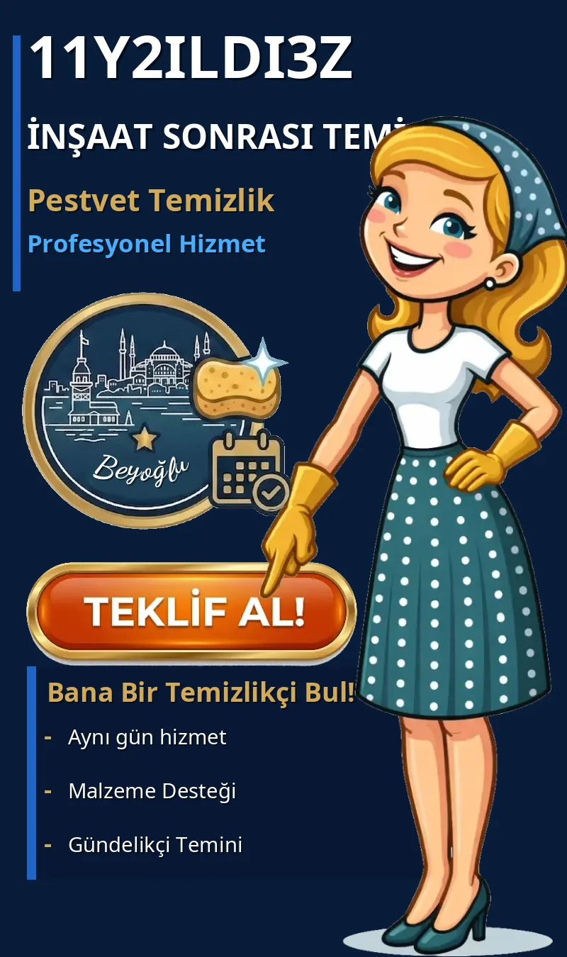 11Y2ıldı3z İnşaat Sonrası Temizlik - Pestvet Temizlik