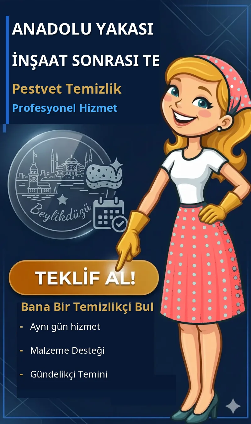 Anadolu Yakası İnşaat Sonrası Temizlik - Pestvet Temizlik